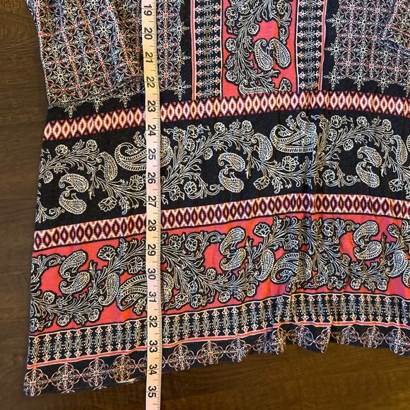 J Jill Pink and Navy Shift Dress XS - Picture 2 of 7